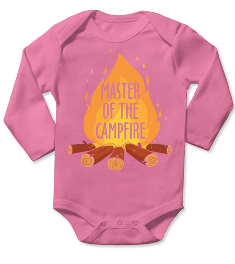 Master of the campfire Long Sleeve Baby One-Piece