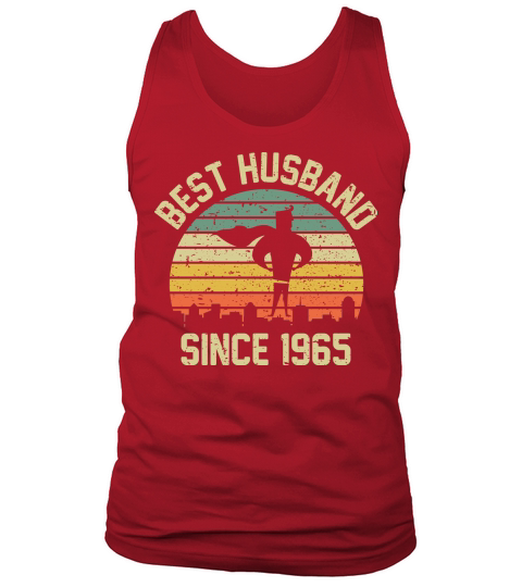 Wedding Anniversary Best Husband SINCE 1965 Tank Top Unisex