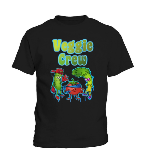 Funny Vegetable Shirt Veggie Crew T-Shirt Gift Kids T-Shirt