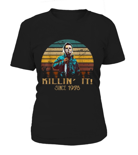 Vintage Retro Michael Myers Killin’ It Since 1978 Halloween shirt - Unisex Long Sleeve Women's T-Shirt