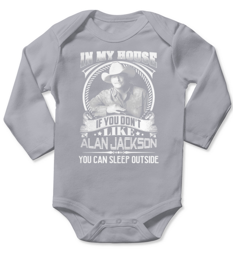 alan jackson Long Sleeve Baby One-Piece