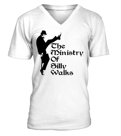 Das Ministerium für alberne Spaziergänge T-Shirts V-Neck T-shirt