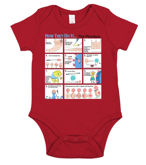 Rick &amp;amp; Morty How They Do It...The Plumbus. Short Sleeve Baby One-Piece