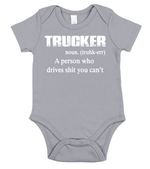 Trucker Short Sleeve Baby One-Piece