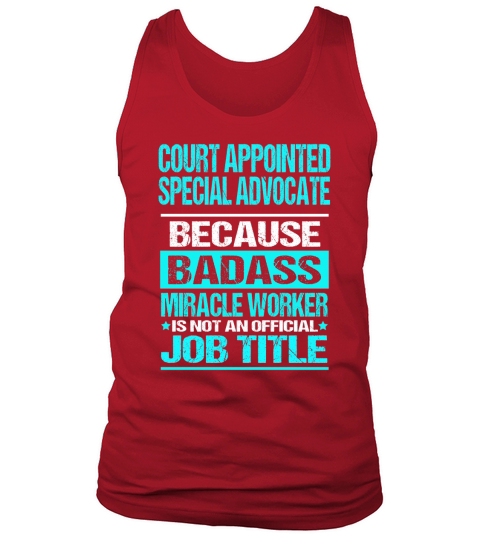 COURT APPOINTED SPECIAL ADVOCATE Tank Top Unisex