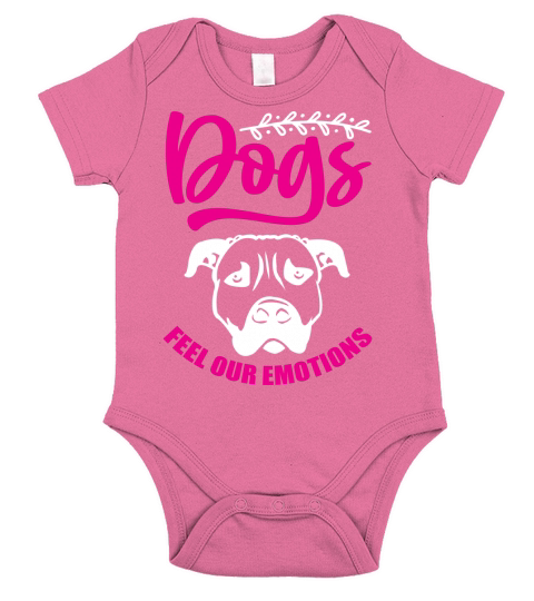 Dogs feel our emotions(2) Short Sleeve Baby One-Piece