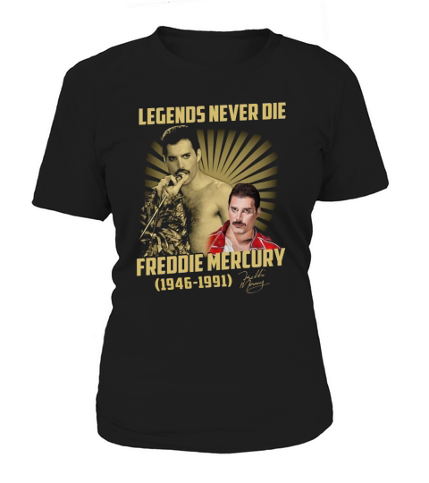 Legends Never Die Freddie Mercury Women's T-Shirt
