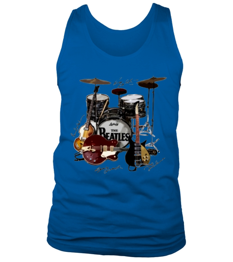 The Beatles i’m with the drummer signatures shirt Tank Top Unisex