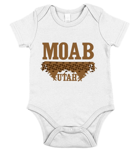 Moab Utah Mountain Biking T-Shirts Short Sleeve Baby One-Piece