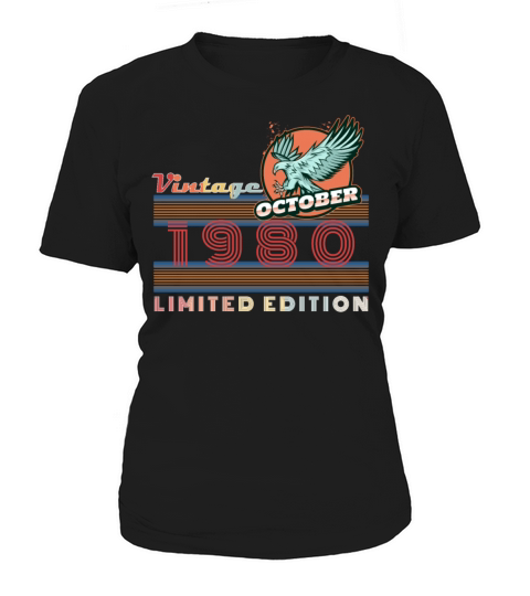 1980 Vintage - October 40th Birthday Present Women's T-Shirt