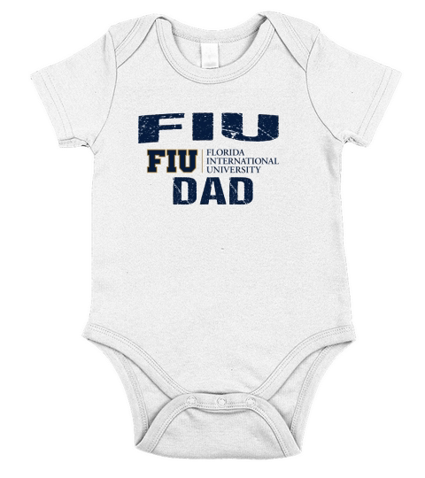 Champion Dad Florida International University 2020 Short Sleeve Baby One-Piece