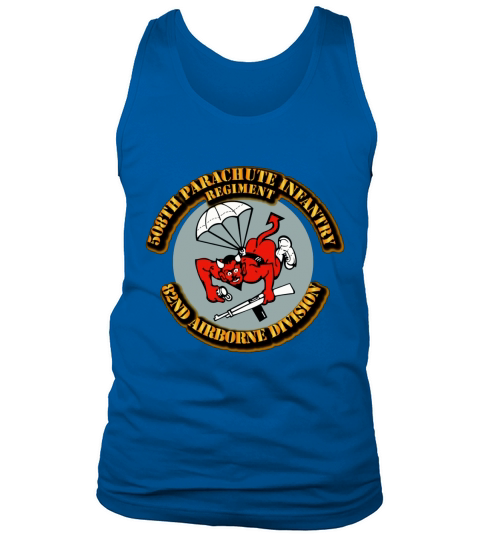 508th Parachute Infantry Regiment (PIR) 82nd ABN Tank Top Unisex