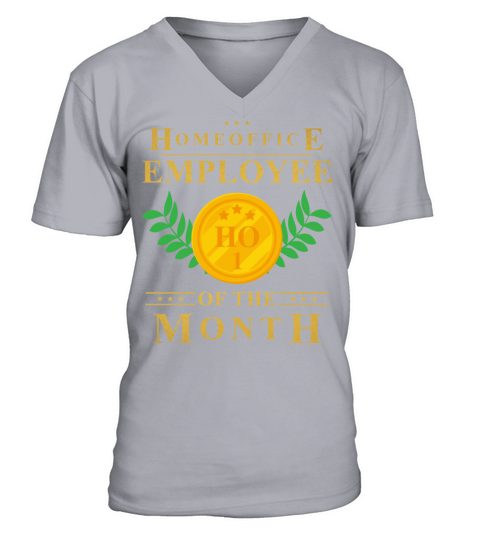 Homeoffice Employee of The Month Homeschool Remote V-Neck T-shirt