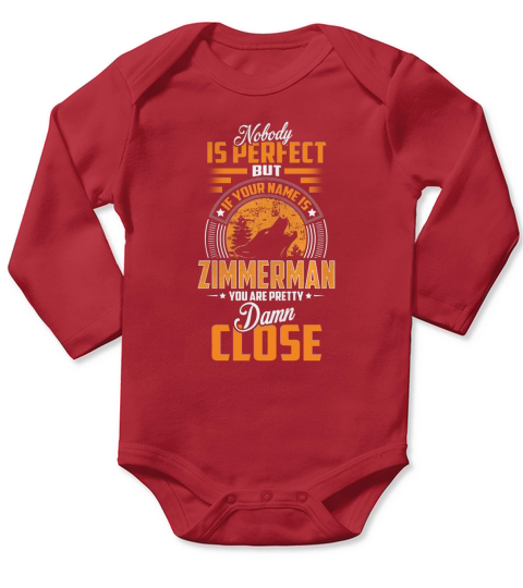 ZIMMERMAN Name shirt, ZIMMERMAN Funny Name, ZIMMERMAN Family Name Gifts T Shirt Long Sleeve Baby One-Piece