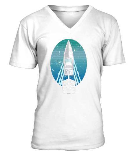 Radio Controlled Motor Boat RC Remote Control Toy Shirt - Vintage Sport T-Shirt V-Neck T-shirt