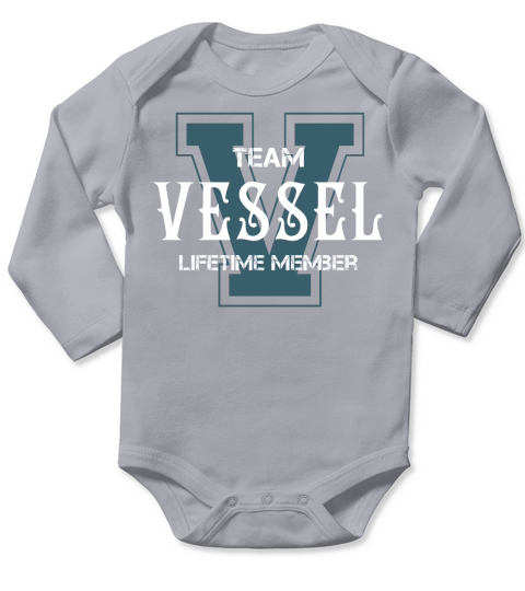 VESSEL Shirts - Team VESSEL Lifetime Member Name Shirts Long Sleeve Baby One-Piece