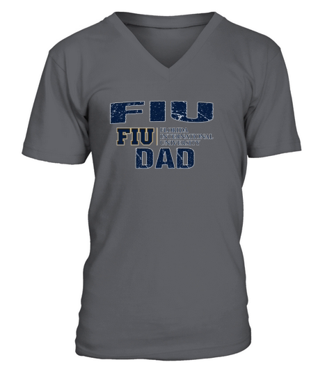 Champion Dad Florida International University 2020 V-Neck T-shirt