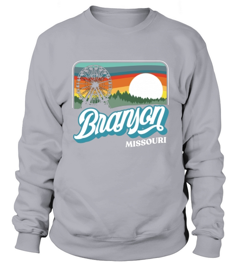 Branson Missouri Vintage 80s Style Retro Distressed Sweatshirt Unisex
