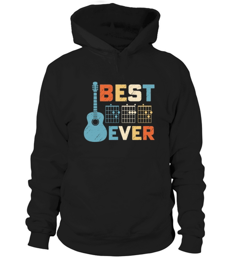 Best Dad Ever Guitar Chords Classic - Dad gift Hoodie Unisex