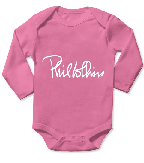 Phil Collins Long Sleeve Baby One-Piece