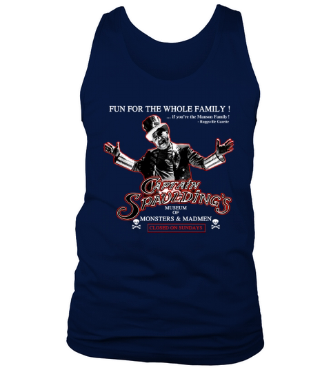 Captain Spaulding  Museum of monsters and madmen Tank Top Unisex