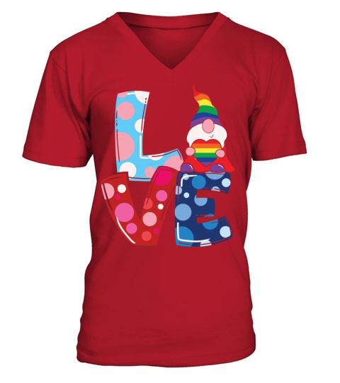 LGBT Pride Rainbow Love LGBTQ V-Neck T-shirt