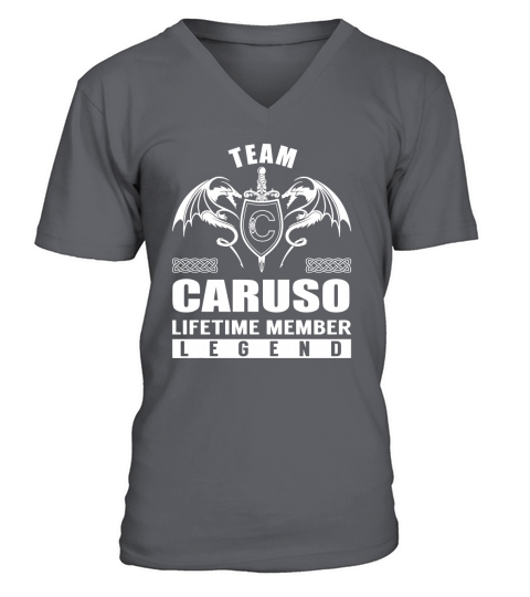 Team CARUSO Lifetime Member Legend Name TShirts V-Neck T-shirt