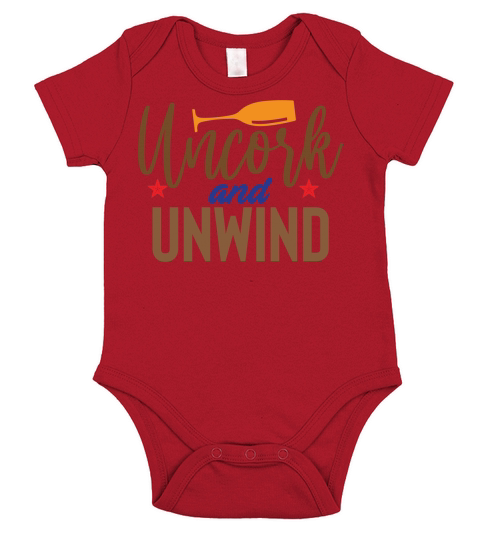 Uncork and unwind Short Sleeve Baby One-Piece