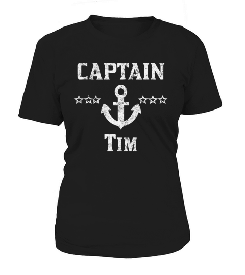 Vintage Captain Tim Shirt for Family Cruise or Lake Boating Women's T-Shirt