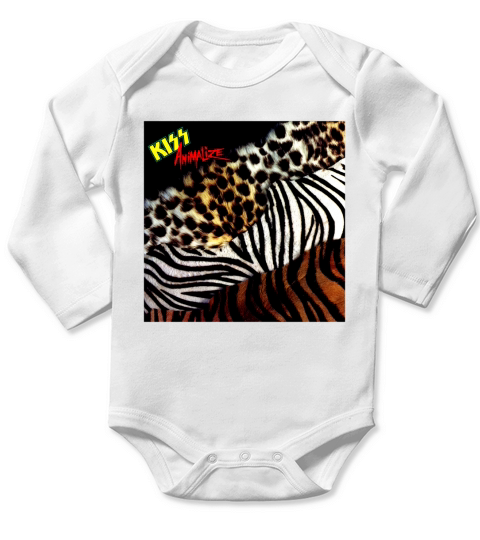 KISS  1984 Animalize TShirt Long Sleeve Baby One-Piece