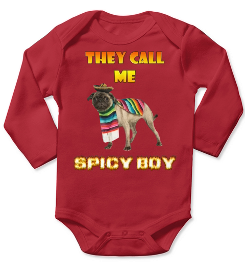 Specific Lads Spicy Boy Long Sleeve Baby One-Piece