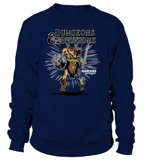 Dungeons Dragons Warduke Evil Fighter Sweatshirt Unisex