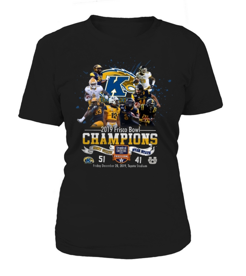 Kent State Golden Flashes 2019 Frisco Bowl Champions shirt Women's T-Shirt