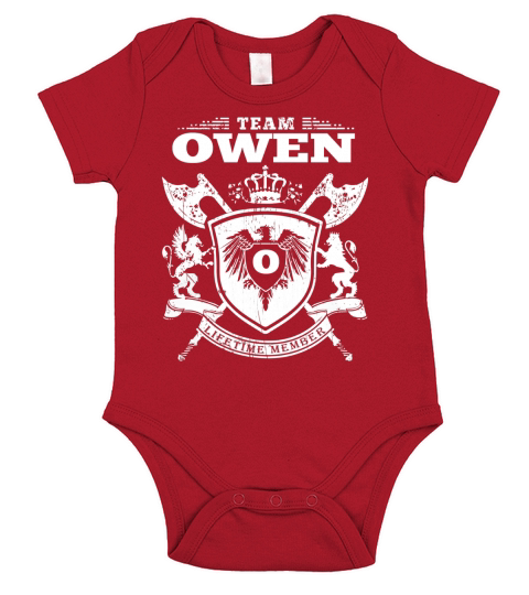 Team Owen T-Lifetime Member: Tshirts For Team Owen, Owen Family, Owen Company Short Sleeve Baby One-Piece