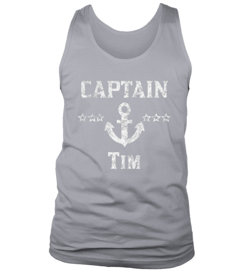 Vintage Captain Tim Shirt for Family Cruise or Lake Boating Tank Top Unisex