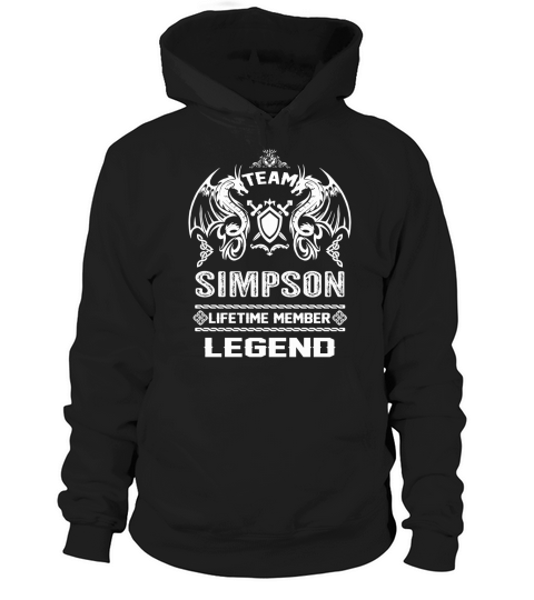 SIMPSON team lifetime member legend Hoodie Unisex