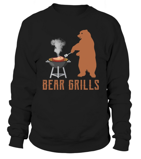 BEAR GRILLS BBQ Sweatshirt Unisex