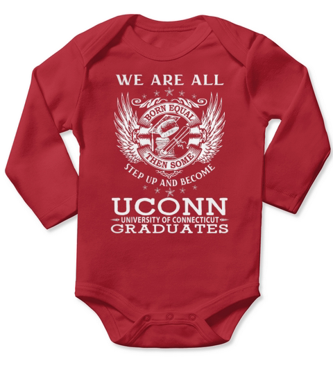 We are all UConn Long Sleeve Baby One-Piece