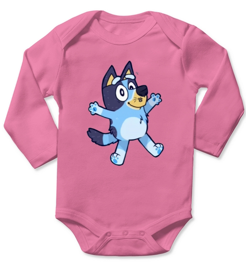 Cute Bluey for fan Long Sleeve Baby One-Piece