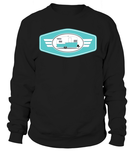 VINTAGE SHASTA CAMPER TRAILER Sweatshirt Unisex