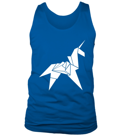 Origami Unicorn Tank Top Unisex