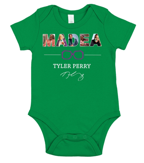 Madea Tyler Perry sign Short Sleeve Baby One-Piece