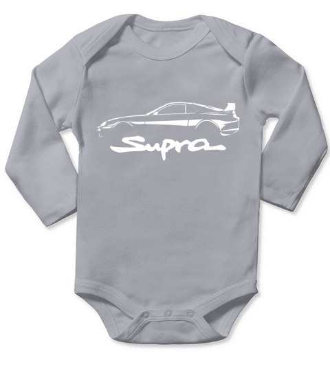 Toyota Supra MK4 Mark 4 Sports Car Vintage Long Sleeve Baby One-Piece