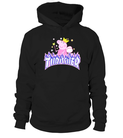 thrasher peppa pig thrasher Hoodie Unisex