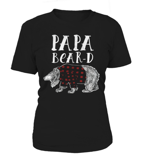 Mens Papa Bear Beard Plaid Lumberjack Flannel Mens T-Shirt Gift Women's T-Shirt