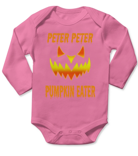 Mens Peter Peter Pumpkin Eater Couples Halloween Costume Long Sleeve Baby One-Piece