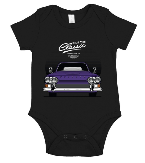 Ride the classic(3) Short Sleeve Baby One-Piece