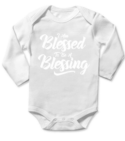Blessed To Be A Blessing Thanksgiving Christia Long Sleeve Baby One-Piece
