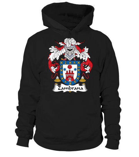 Zambrana Family Crest Spanish Family Crests Hoodie Unisex