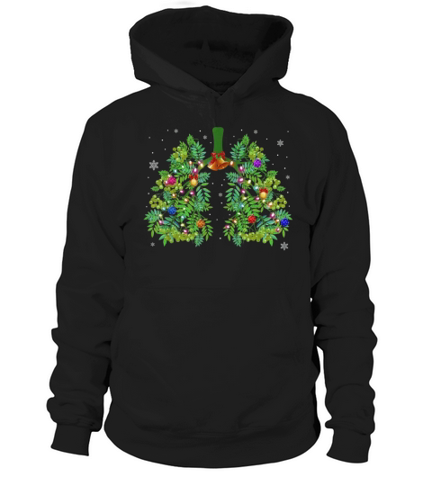 Respiratory Therapy Lung Christmas Tree Merry X-mas shirt - Unisex Long Sleeve Hoodie Unisex